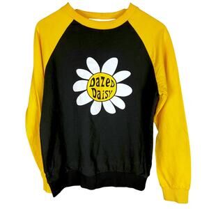 Women's Dangerfield Dazed Daisy Raglan Cotton Sweater - Size 10